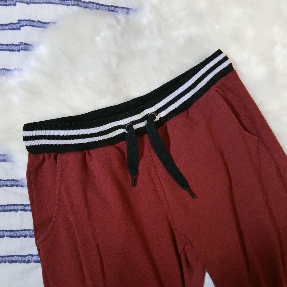 Maroon  Joggers - Picture 2 of 4